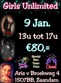 Gangbang Girls Unlimited Baccara club woensdag 9 januari 2019